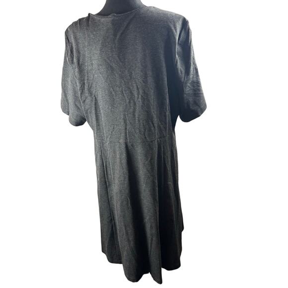 The Limited Collection Dark Gray Short Sleeve A Line Dress Size 16W NWT - Picture 3 of 13
